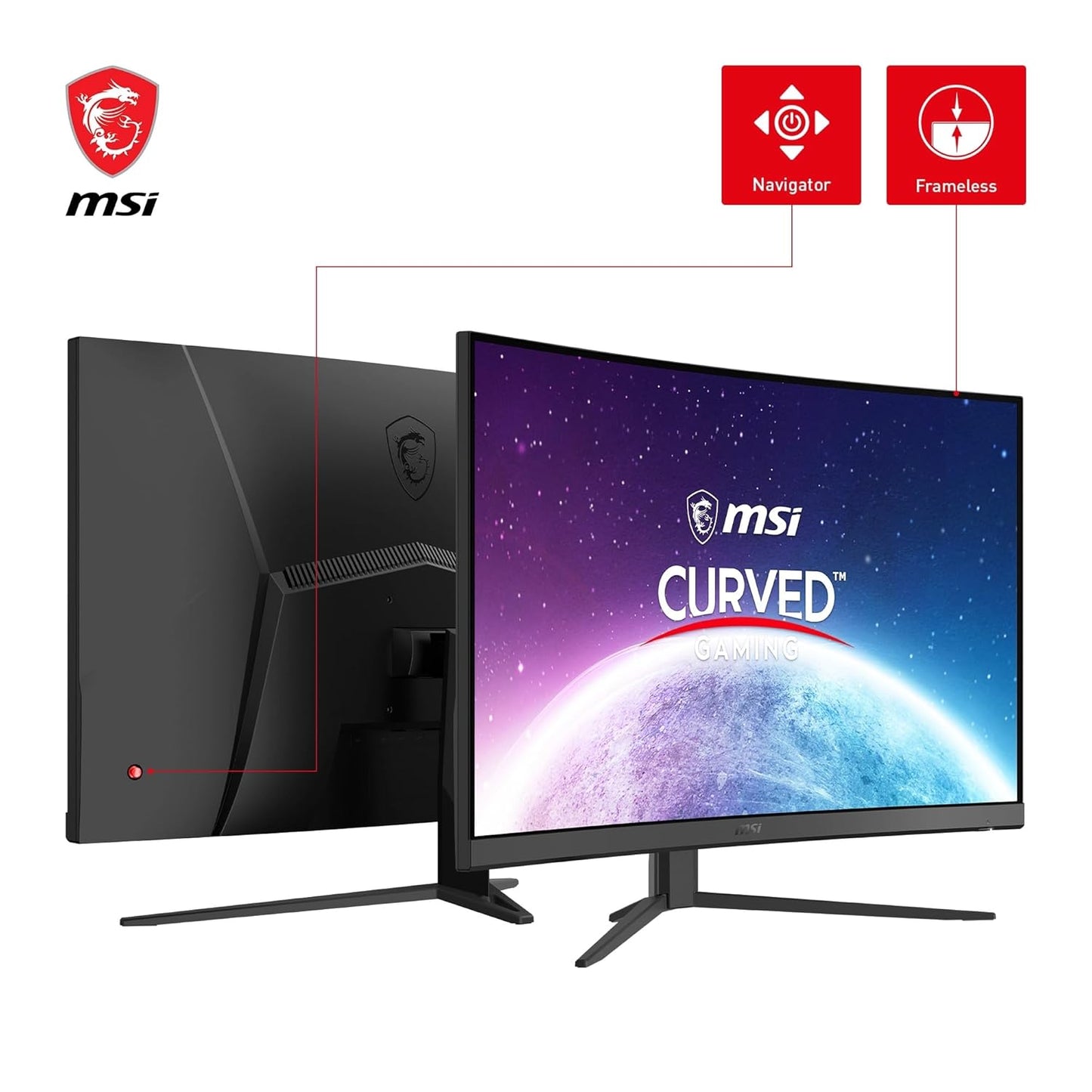 MSI G27C4X 27 INCH FHD CURVED GAMING MONITOR