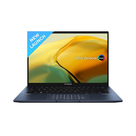 ASUS ZENBOOK 14 OLED (2023), INTEL CORE I7-1360P 13TH GEN, 14" (35.56 CM) 2.8K 90HZ OLED, THIN & LIGHT LAPTOP (16GB/512GB SSD/IRIS XE/WIN 11/OFFICE 2021/75W BATTERY/BLUE/1.39 KG), UX3402VA-KN741WS