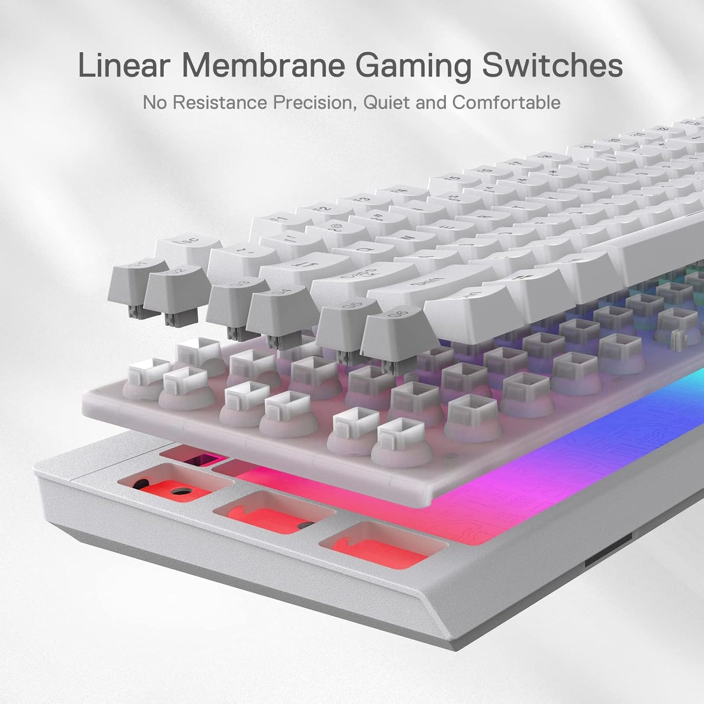 REDRAGON K512 SHIVA (WHITE)