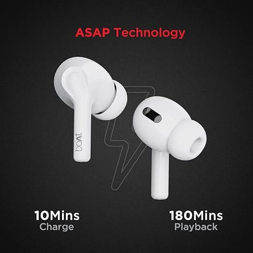 Boat Airdopes 161 Bluetooth TWS in Ear Earbuds (Pearl White)