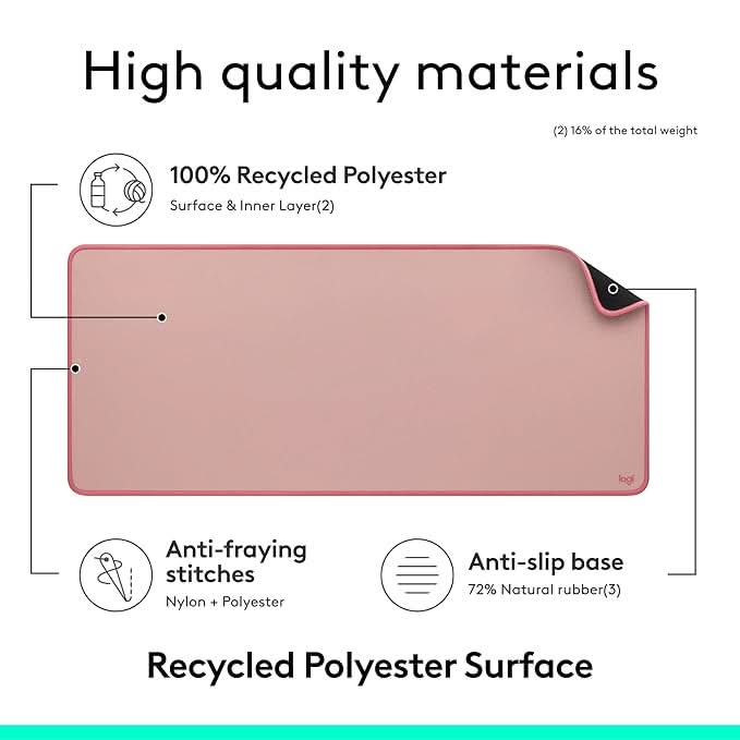 Logitech Desk Mat - Studio Series Dark Rose