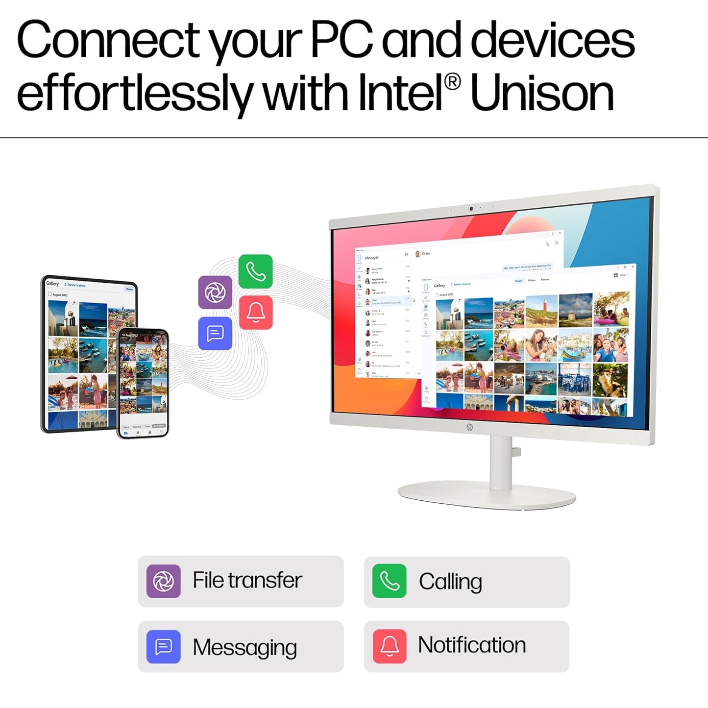 HP ALL-IN-ONE DESKTOP,INTEL CELERON -N100,21.45 INCH(54.5CM),FHD,ANTI-GLARE,8 GB DDR5, 512GB SSD,DUAL 2W SPEAKERS,WHITE WIRED KEYBOARD AND MOUSE COMBO,WHITE, WINDOWS 11, 4.17KG,22-DG0153IN