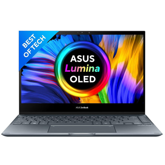 ASUS ZENBOOK FLIP 13 (2021) OLED, 13.3-INCH (33.78 CMS) FHD INTEL EVO CORE I5-1135G7 11TH GEN, TOUCH 2-IN-1 LAPTOP (8GB/512GB SSD/WINDOWS 10 PRO/INTEL IRIS XE GRAPHICS/GREY/1.3 KG) UX363EA-HP296R