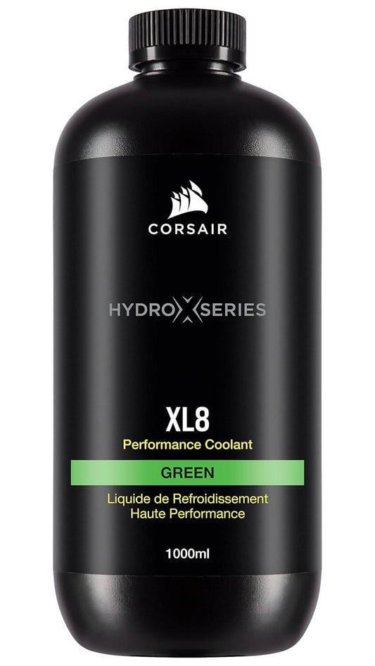 CORSAIR HYDRO X SERIES, XL8, PERFORMANCE COOLANT, 1L, TRANSLUCENT GREEN