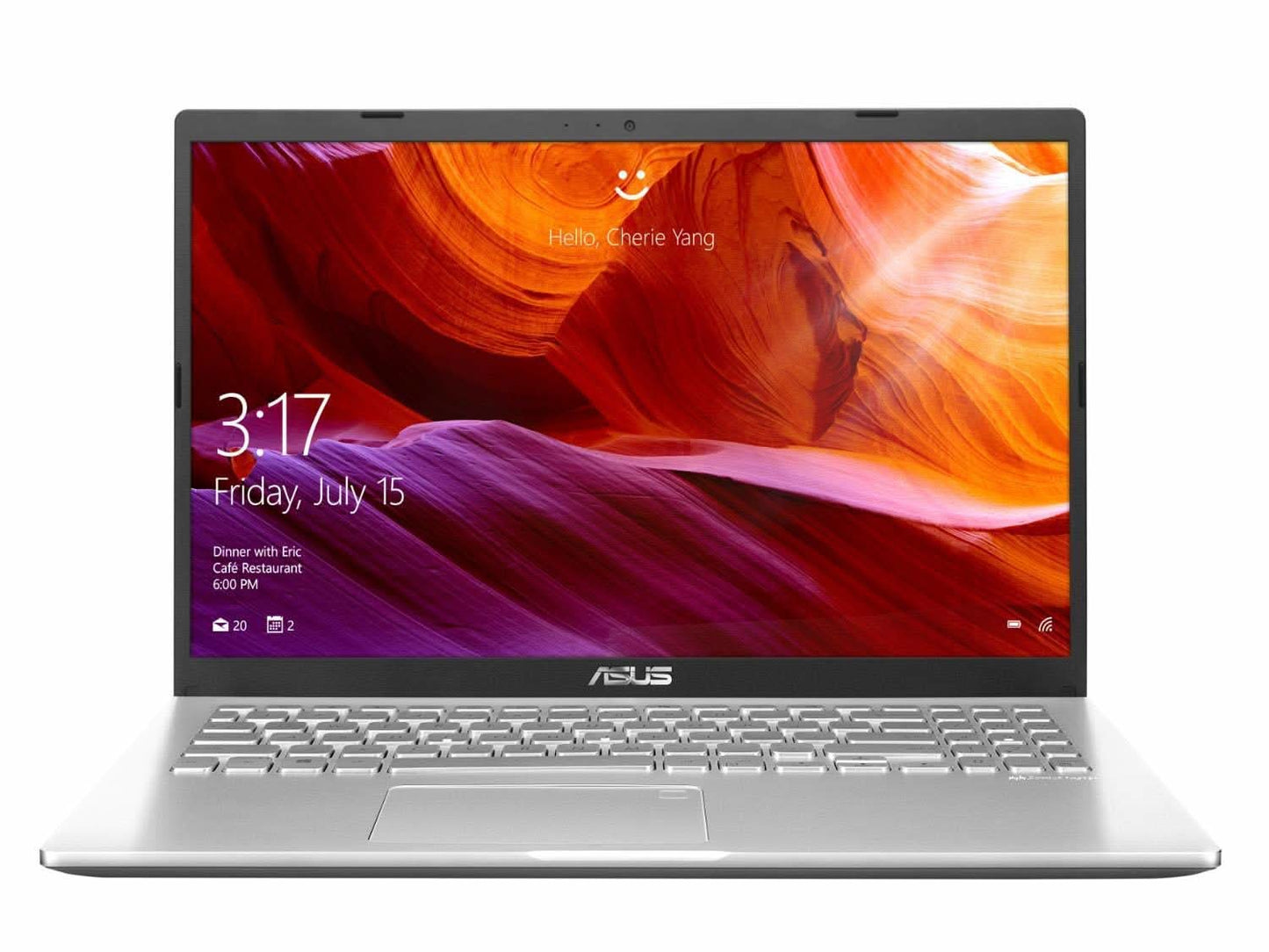 ASUS VivoBook 14 (2021) AMD Ryzen 3 3250U - 15.6-inch FHD IPS Thin and Light Laptop (8GB/256GB NVMe SSD/Integrated Graphics/Windows 10/MS Office 2019/1 Yr. McAfee/Silver/1.9 kg), M515DA-BQ322TS