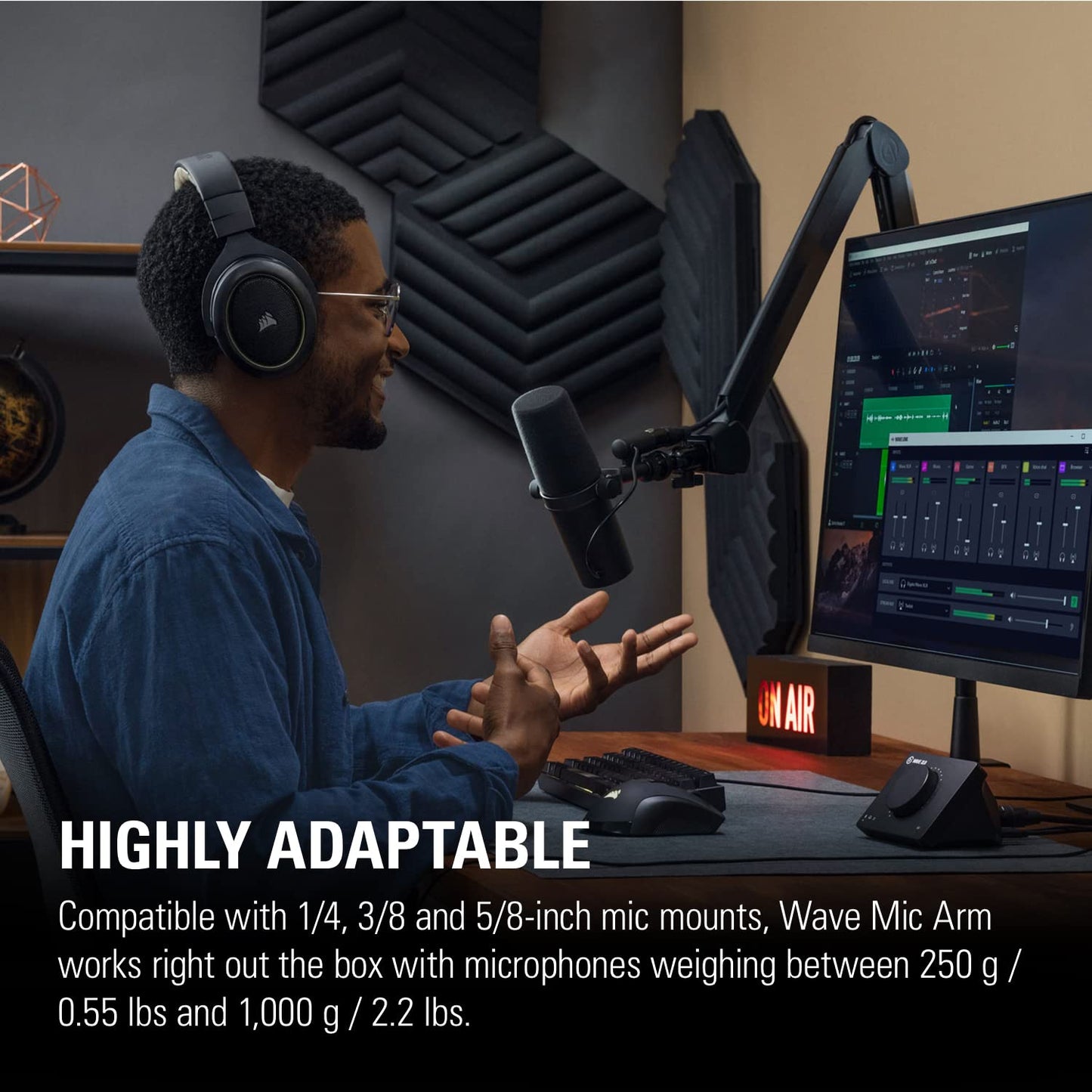 ELGATO WAVE MIC ARM - PREMIUM BROADCASTING BOOM ARM