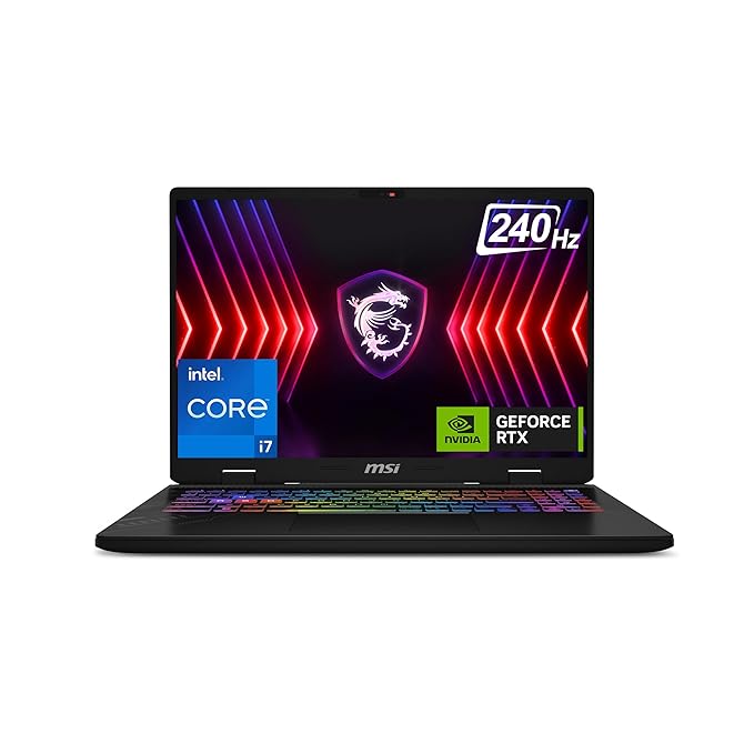 MSI 16HX D14VFKG -206IN CROSSHAIR [CI7-14700HX 14TH GEN/16GB/1TB SSD/WIN11 HOME/16.0 INCH/8GB-RTX4060 GRAPHICS /2 YEAR(S)]