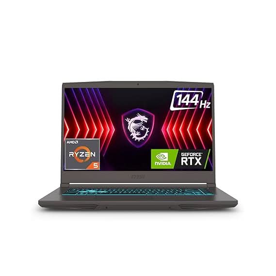 MSI Thin A15 B7UC-488IN Ryzen 5 7535HS/DDR5 8GB*2/1TB NVMe PCIe SSD Gen4x4/RTX 3050 4GB, GDDR6 4GB/Windows11 Home/2 Year Warranty Term