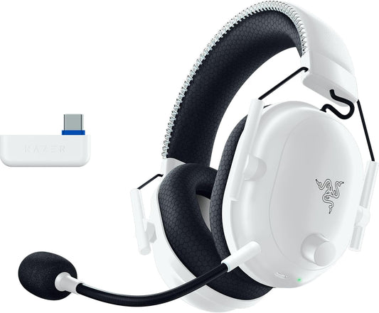 RAZER BLACKSHARK V2 PRO FOR PLAYSTATION WIRELESS CONSOLE ESPORTS HEADSET - WHITE