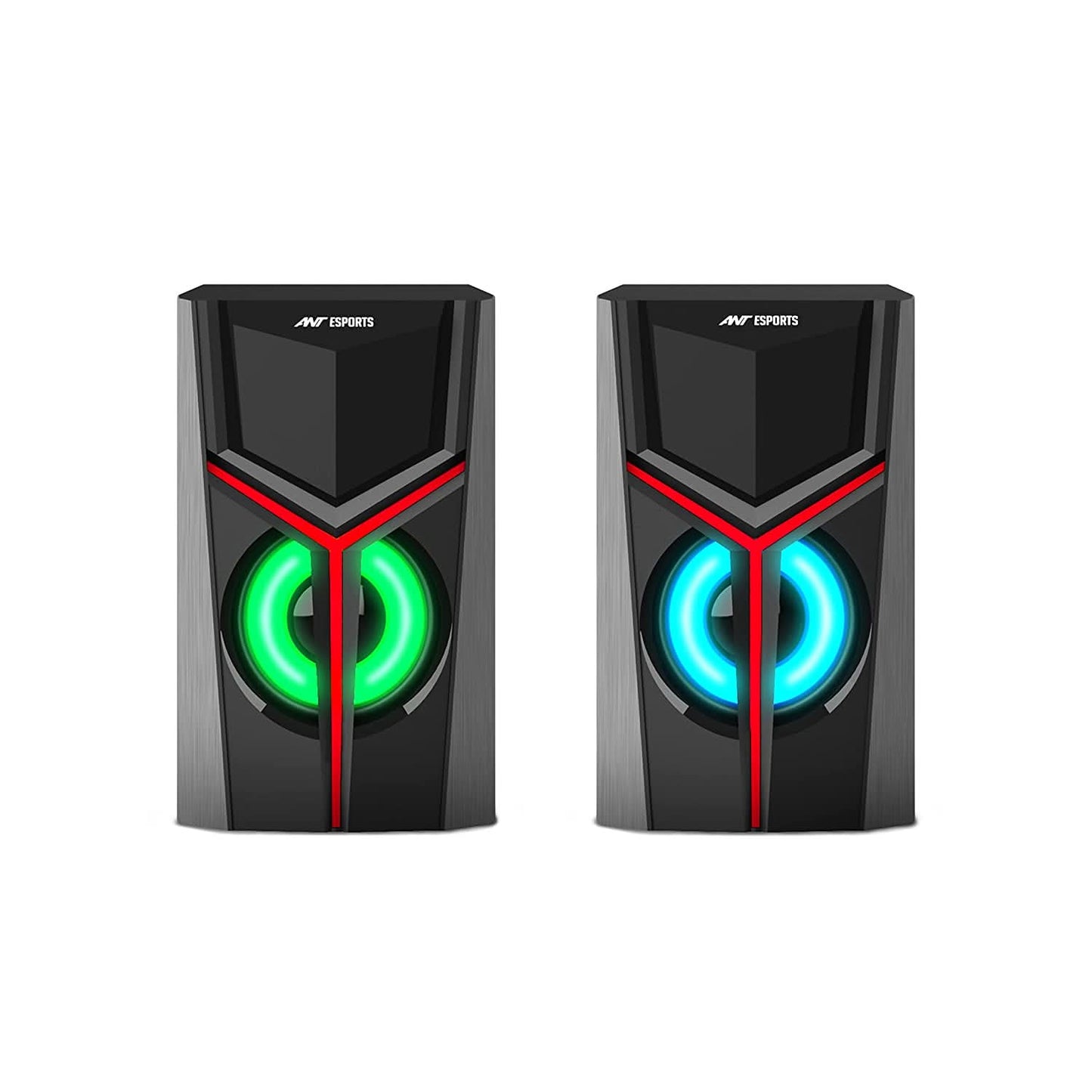 ANT ESPORTS GS100 GAMING RGB SPEAKER - 2.0 - 10W - BLACK