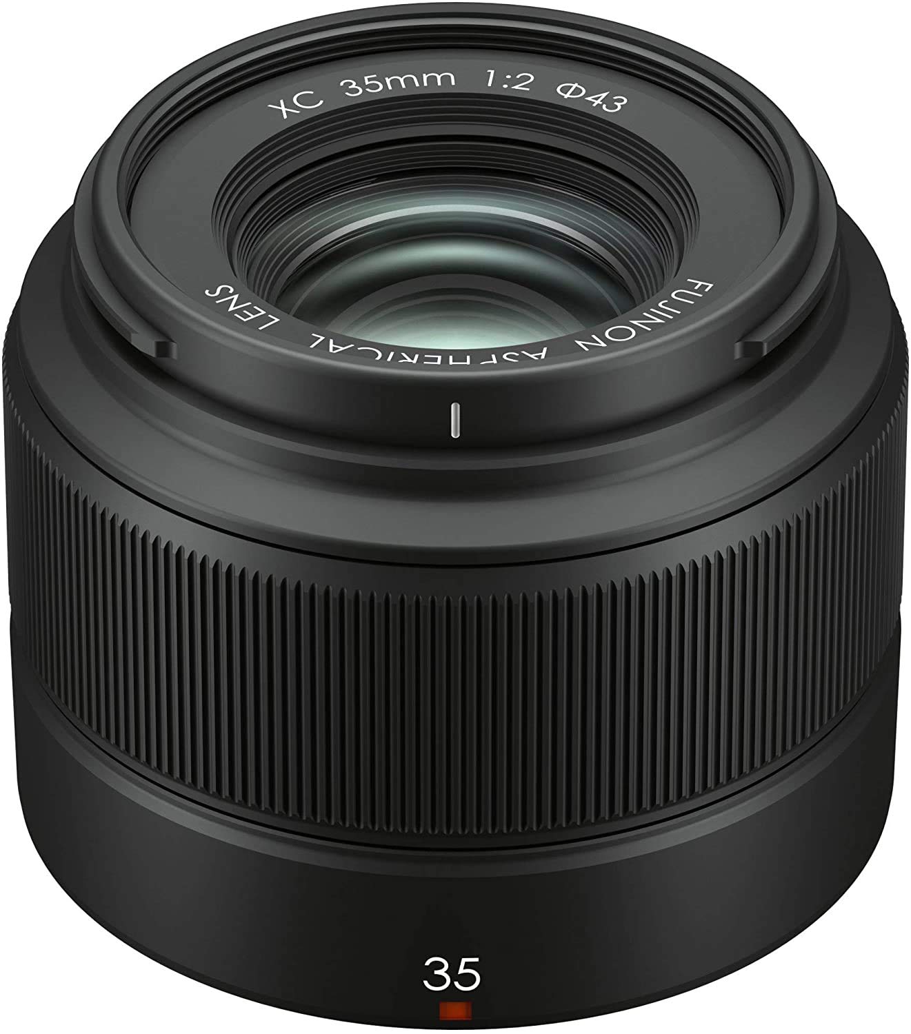 FUJIFILM FUJINON XC 35MM F2 PRIME LENS - BLACK
