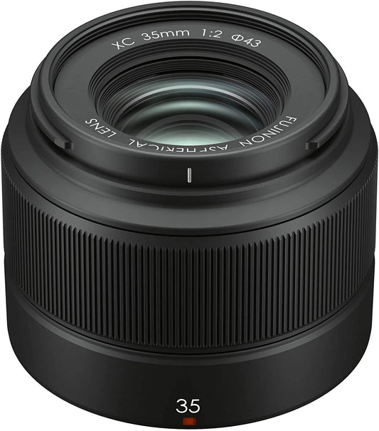 FUJIFILM FUJINON XC 35MM F2 PRIME LENS - BLACK
