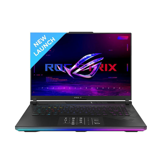 ASUS ROG Strix Scar 16 (2024), Intel Core i9 14900HX 14th Gen, 16 inch(40.64cm) 2.5K QHD+240Hz, Gaming Laptop (32GB DDR5/2TB SSD/16GB RTX 4090/Win11/Per-Key RGB/90WHr/Black/2.65Kg),G634JYR-RA001WS