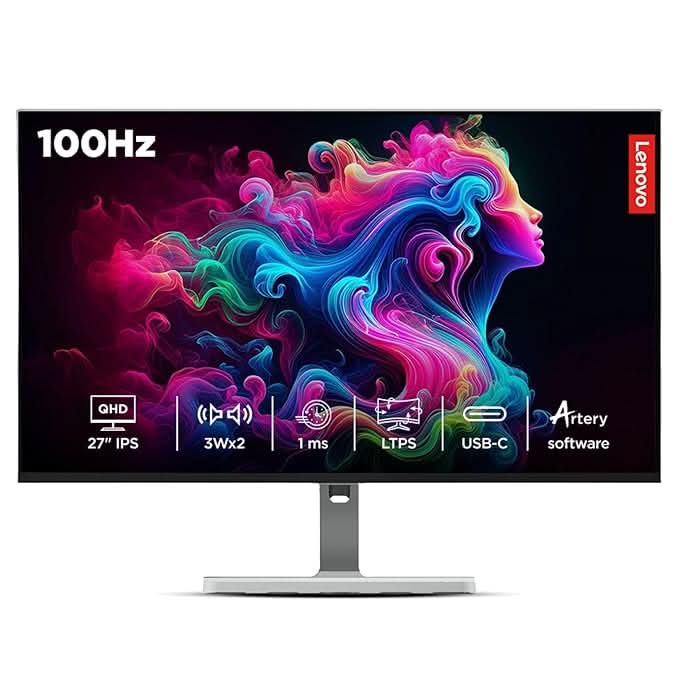 Lenovo L27h-4A 27inch QHD IPS Monitor