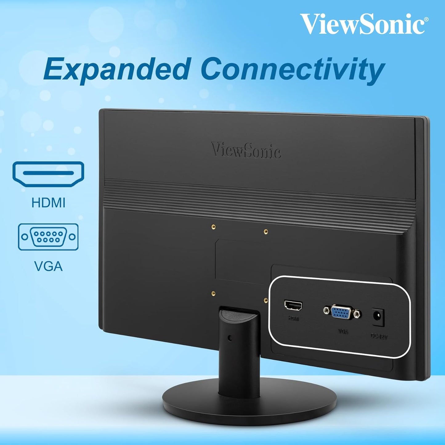 ViewSonic 22 Inch 60Hz VA2025-H Monitor