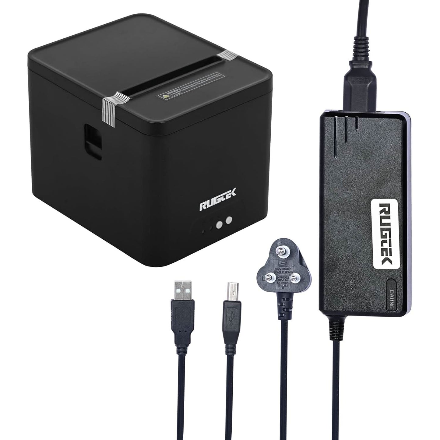 Rugtek Rp 82 Compact UE Thermal Receipt Printer (USB+Enthernet)