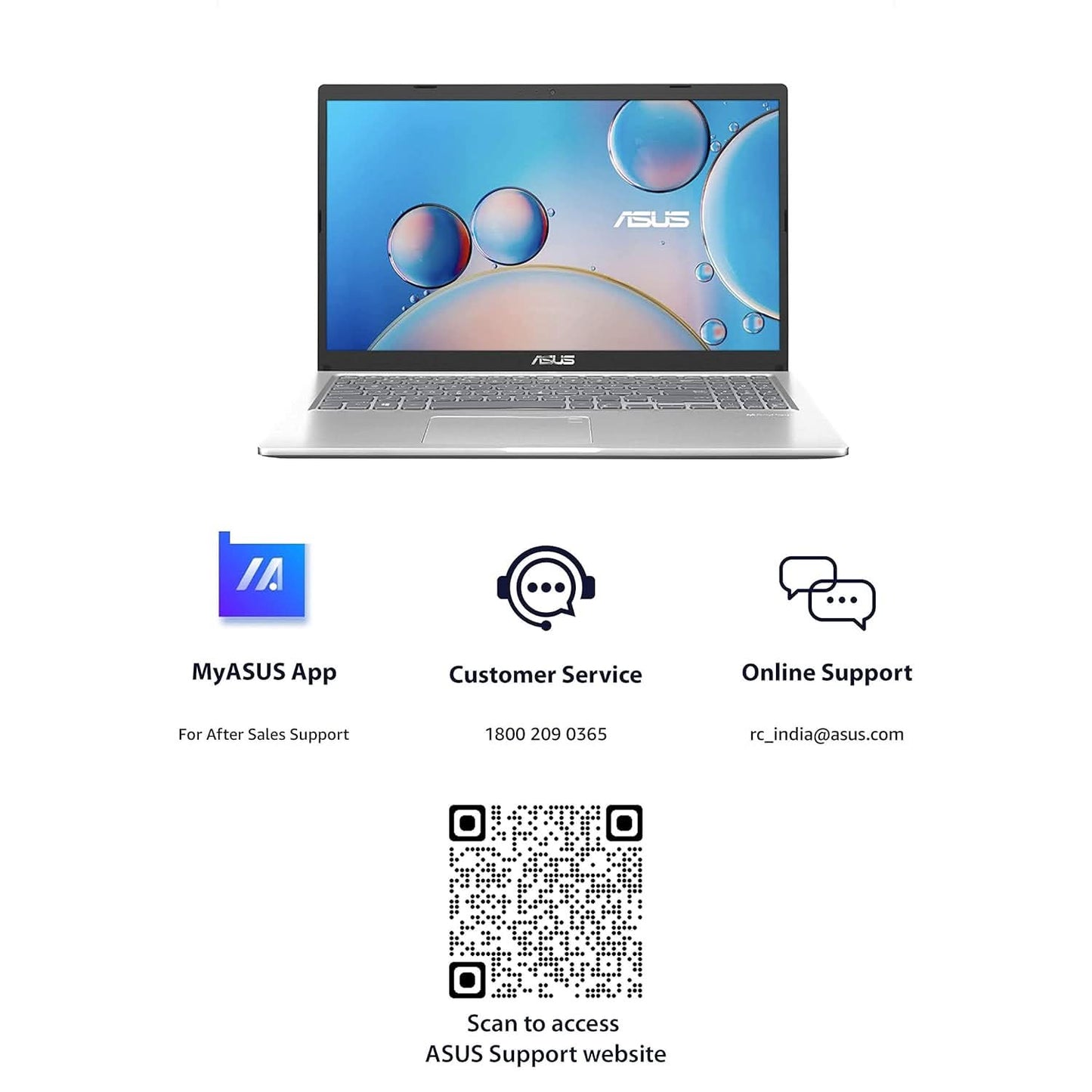 ASUS Vivobook 15, 15.6-inch (39.62 cms) FHD, AMD Ryzen 5 3500U, Thin and Light Laptop (8GB/512GB SSD/Integrated Graphics/Windows 11/Office 2021/Silver/1.8 kg), M515DA-BQ512WS, Transparent Silver