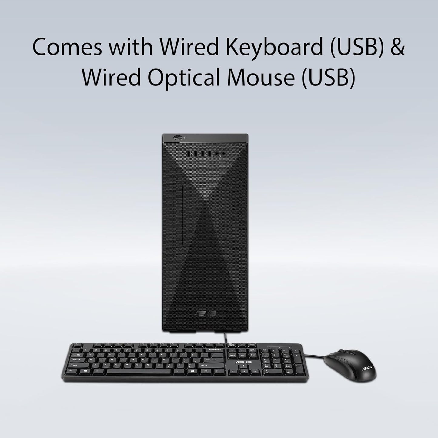 ASUS S501ME, CONSUMER TOWER PC, 13TH GEN, INTEL CORE I5-13400, (8GB/512GB PCIE SSD /WINDOWS 11 HOME/OFFICE 2021) S501ME-513400054WS