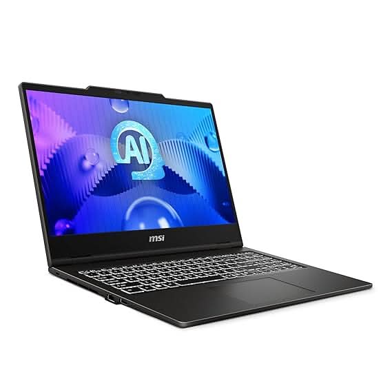 MSI Venture 15 AI A1MG-016IN Intel Core Ultra 5 processor 125H/DDR5 8GB*2/512GB NVMe PCIe SSD Gen4x4 /Windows11 Home/Office + M365/2 Year Warranty Term