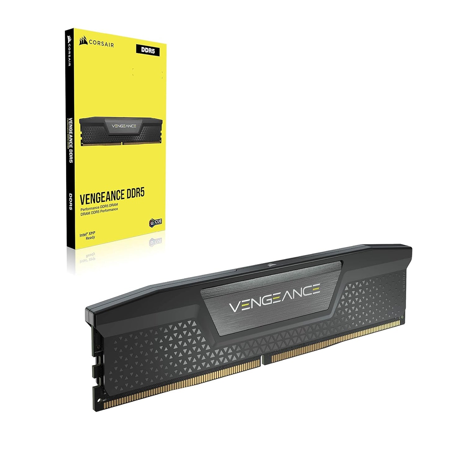 CORSAIR VENGEANCE 32GB RAM (1X32GB) DDR5 DRAM 5600MHZ BLACK CMK32GX5M1B5600C40