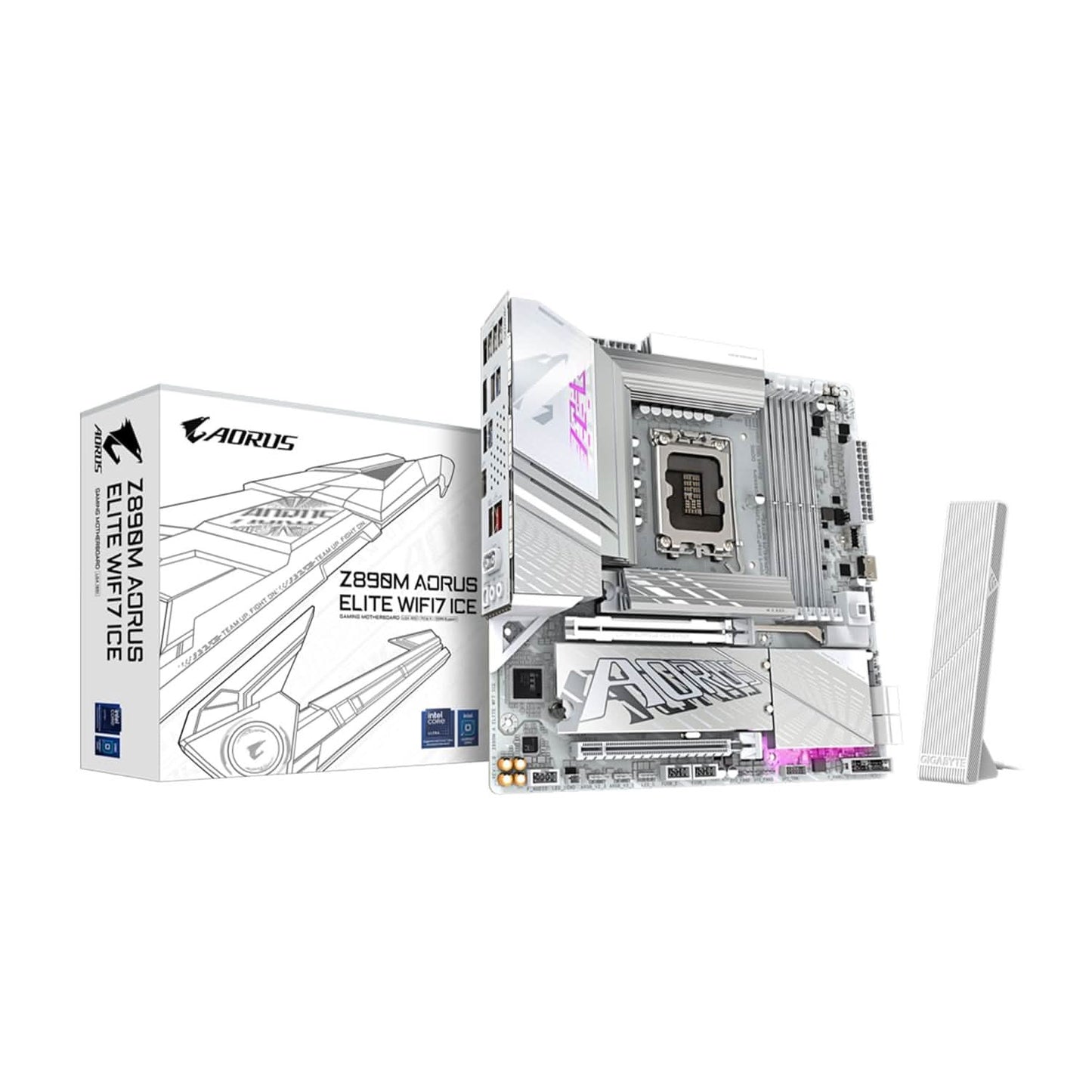 GIGABYTE Z890M Aorus DDR5 Elite ICE Micro ATX WIFI7