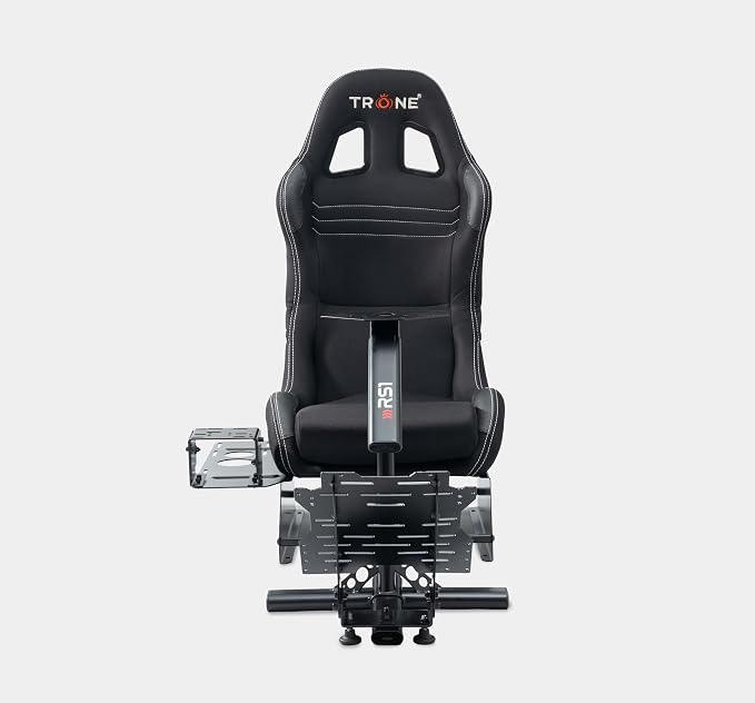 TRONE RS1 Aero Black Racing Simulator Gaming Chair with Seat Driving Cockpit