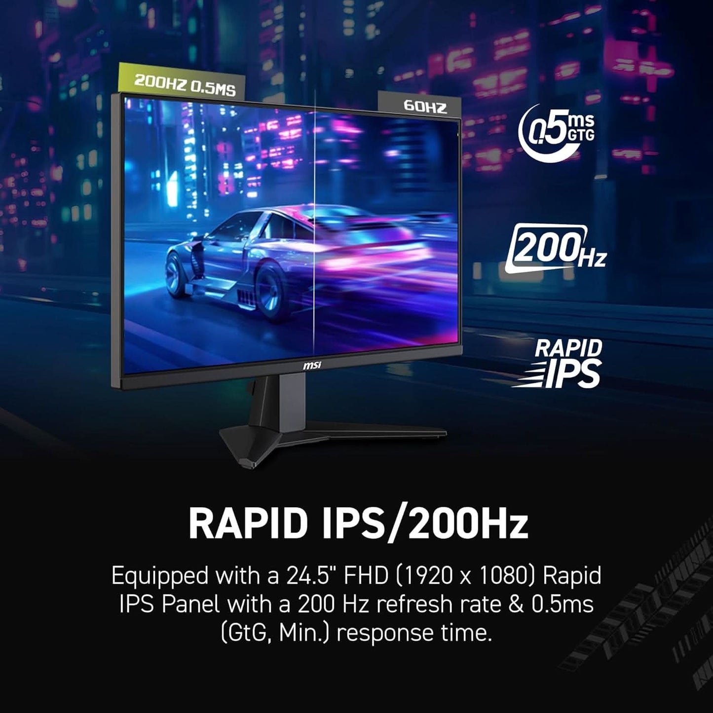 MSI MAG 255F E20 25-inch 1920 x 1080 (FHD) Gaming Monitor