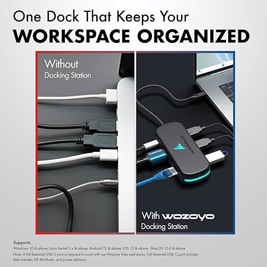 Wozoyo Type C 6 in 1 Docking Station , Series 1