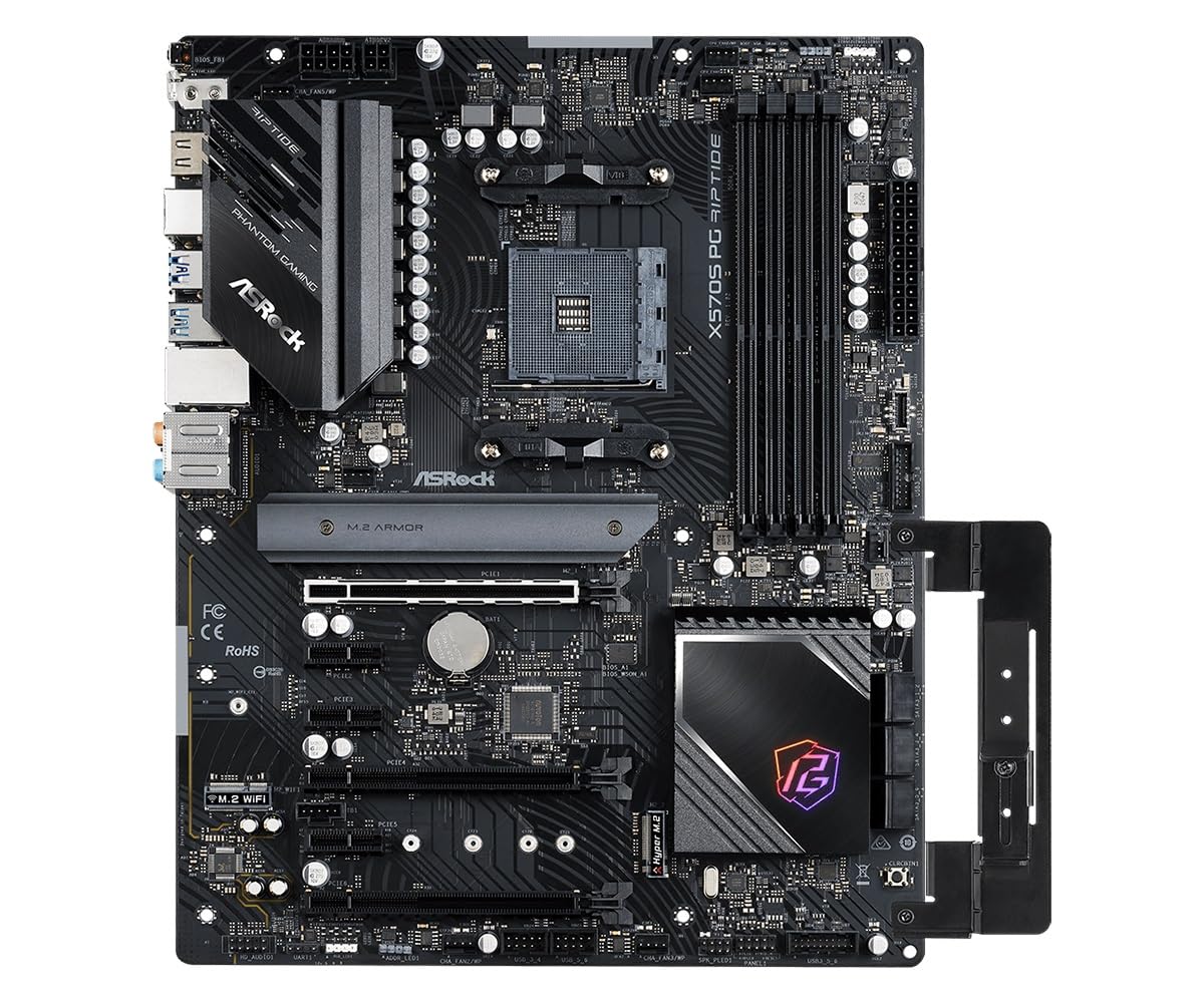 ASRock X570S Pg Riptide Amd Ryzen 5000 Series Cpu(Soket Am4)