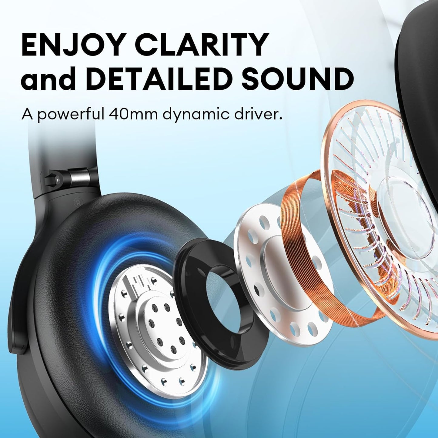 EDIFIER WH700NB WIRELESS NOISE CANCELLATION OVER-EAR HEADPHONES - BLACK