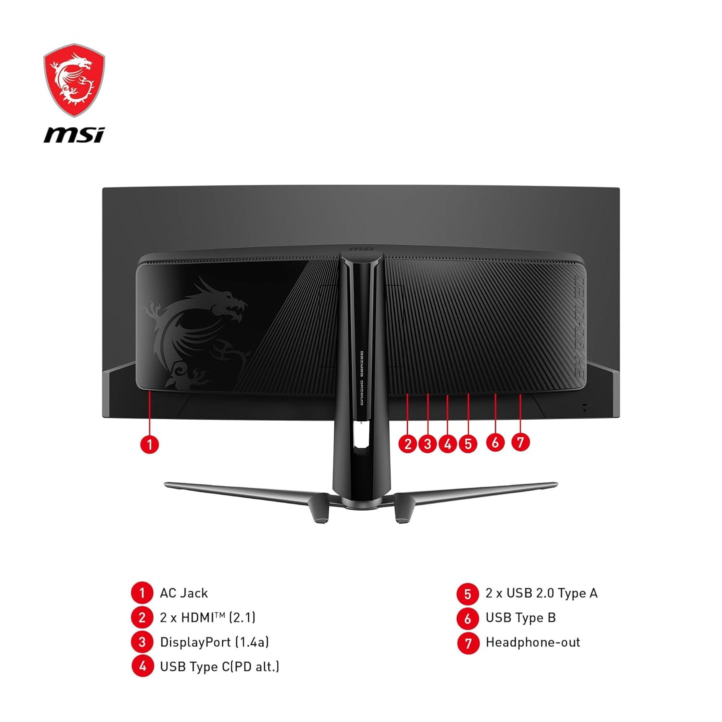 MSI MAG341CQP QD-OLED, 34 CURVED OLED GAMING MONITOR