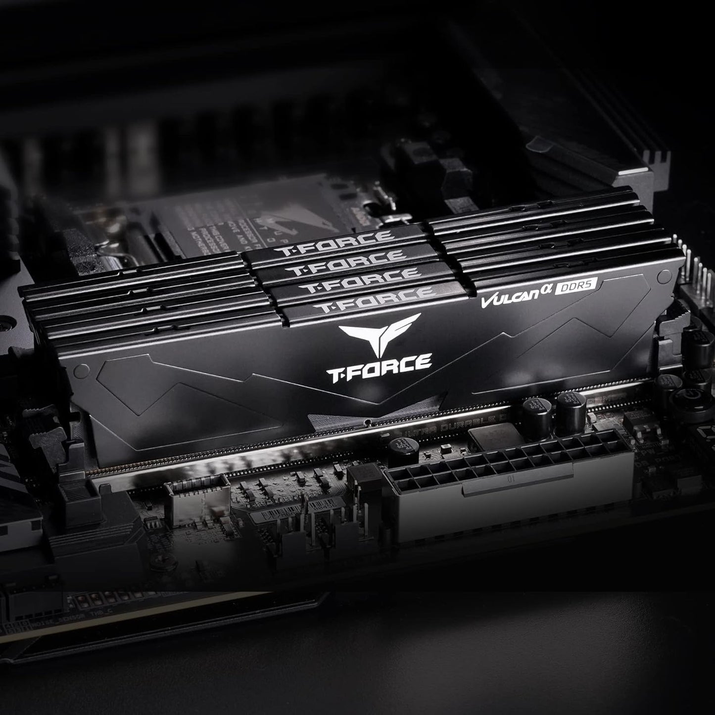 TEAMGROUP T-FORCE VULCAN 16GB (16GBX1) DDR5 6000MHZ DESKTOP RAM (BLACK)