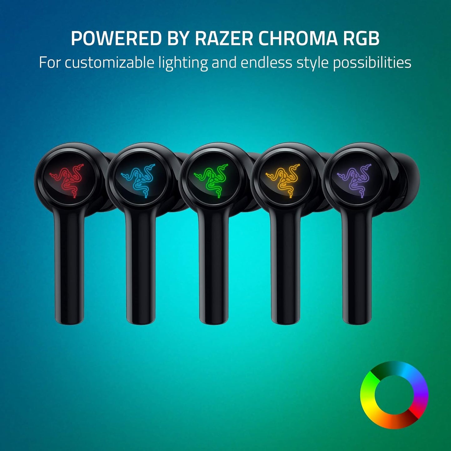 RAZER HAMMERHEAD HYPERSPEED (XBOX LICENSED) - WIRELESS MULTI-PLATFORM GAMING EARBUDS