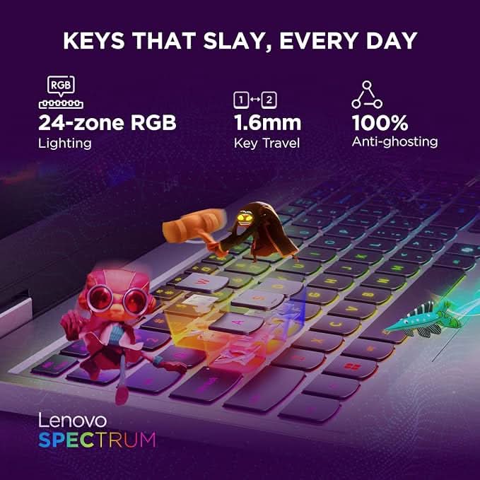 Lenovo LOQ 2025 Intel Core i7-13645HX, NVIDIA RTX 5060 8GB (16GB RAM/1TB SSD/144Hz Refresh Rate/572 AI TOPS/15.6 Inch (39.6cm)/Windows 11/Office 2024/3 Mon. Game Pass/Grey/2.4Kg), 83JE019WIN