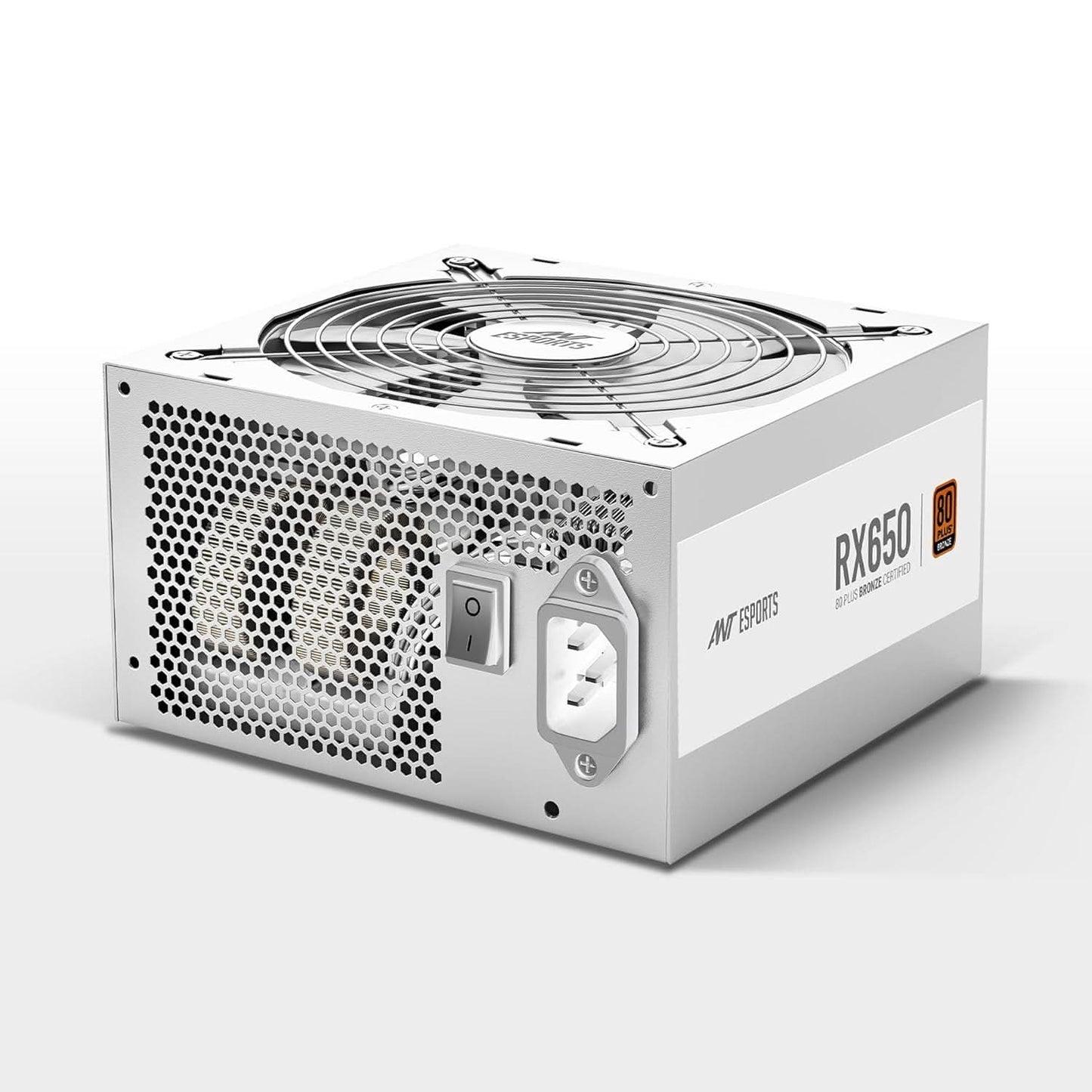 Ant Esports RX650 650 Watt 80 Plus Bronze Certified Power Supply - White