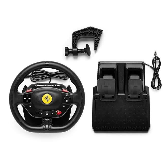 Thrustmaster T98 Ferrari 296 GTB, Racing Wheel for PS5, PS4, PC