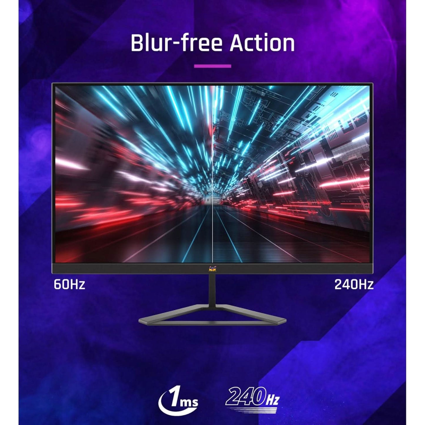 ViewSonic 60.96cm (24'') Full HD SuperClear IPS 240Hz Gaming Monitor 1ms| HDR10 |102%sRGB | AMD FreeSync | PS5 & Xbox compatibility | EyePro Tech | 250 nits|2xHDMI | 1xDP |-VX2479A-HD-PRO