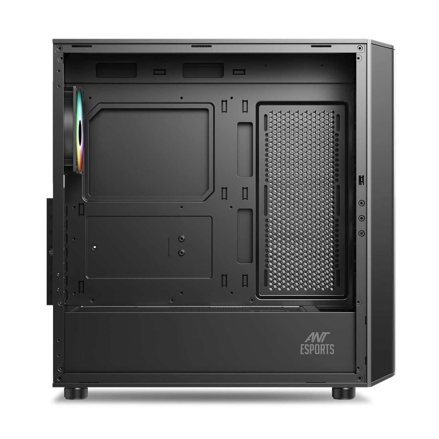 Ant Esports 411 Air Mid-Tower Computer Case/Gaming Cabinet - Black