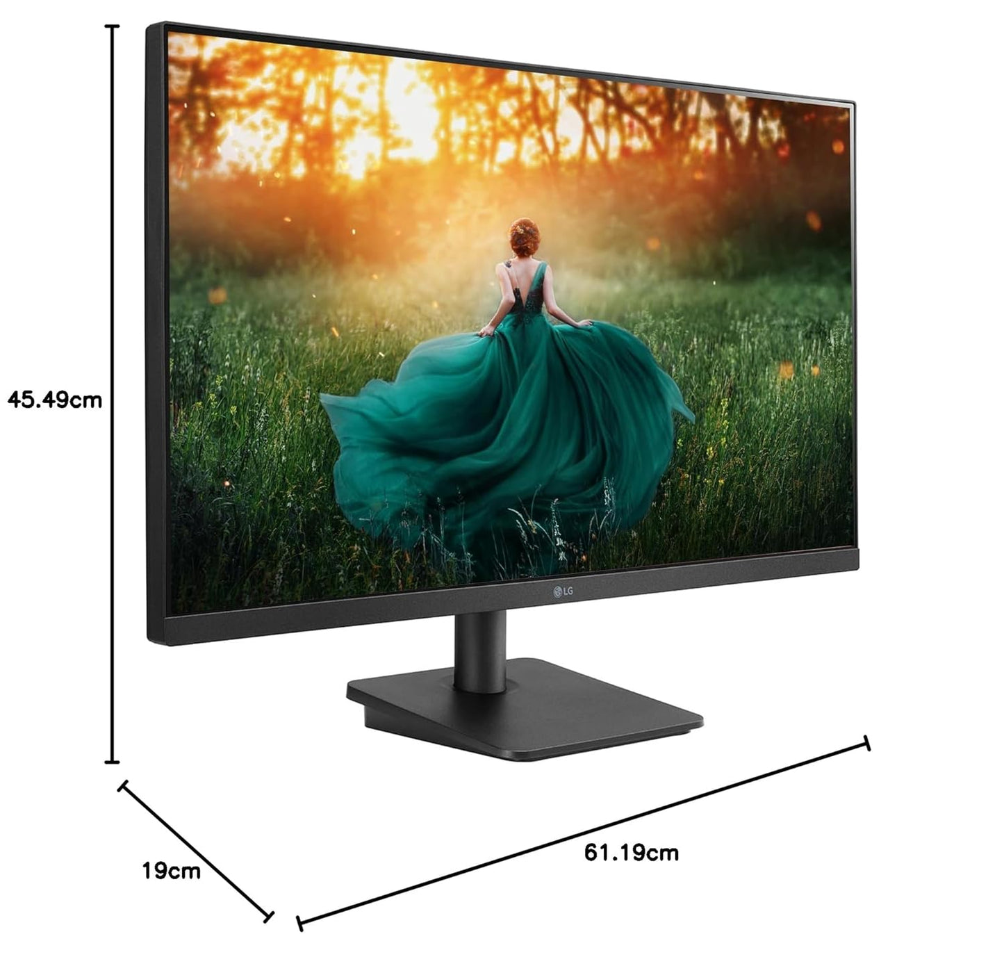 LG FULL HD - 27MP400, 27 INCH (68.6 CM) 1920 X 1080 PIXELS LCD IPS MONITOR