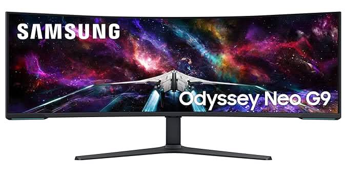 Samsung Odyssey Neo G9 57 Inch Dual UHD Curved VA Gaming Monitor LS57CG950NWXXL