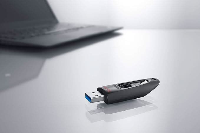 SanDisk Ultra 64GB, USB 3.0, Flash Pendrive Black