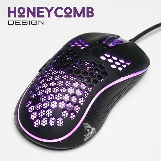 TAG Gamerz Fusion RGB USB Wired Gaming Mouse Black