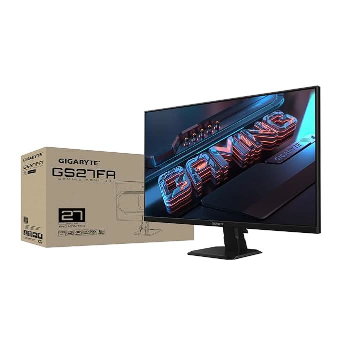 GIGABYTE GS27FA 27" SS IPS Display, 180Hz,Black