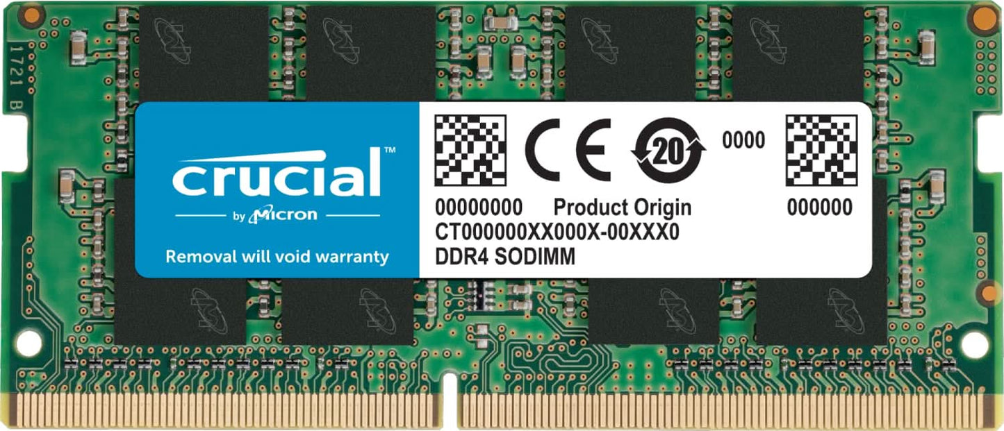 CRUCIAL 16GB DDR4-3200 SODIMM CL22 (8GBIT/16GBIT) RAM CT16G4SFRA32A