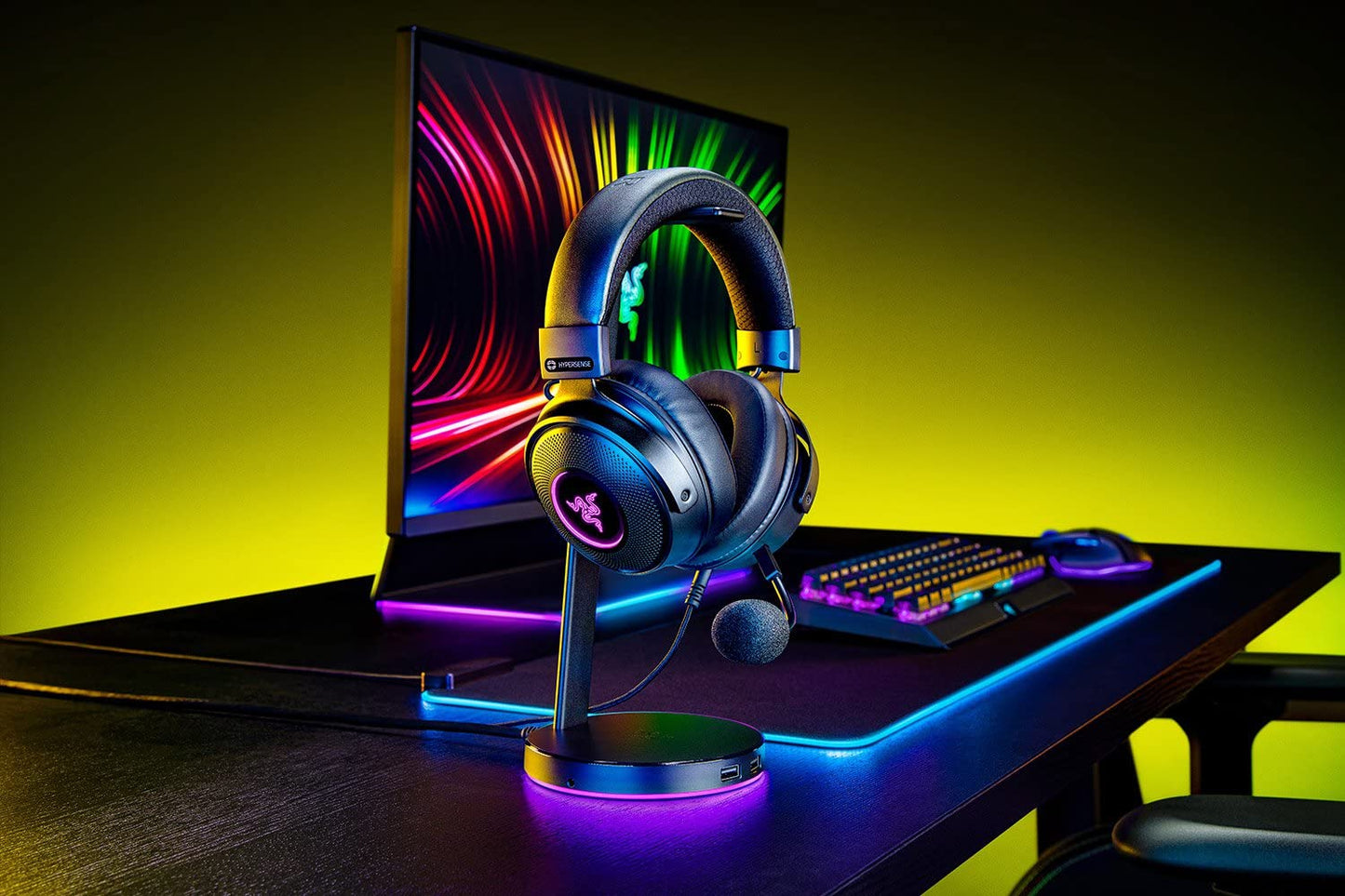 RAZER KRAKEN V3 HYPERSENSE - WIRED USB GAMING HEADSET WITH HAPTIC TECHNOLOGY - FRML PACKAGING