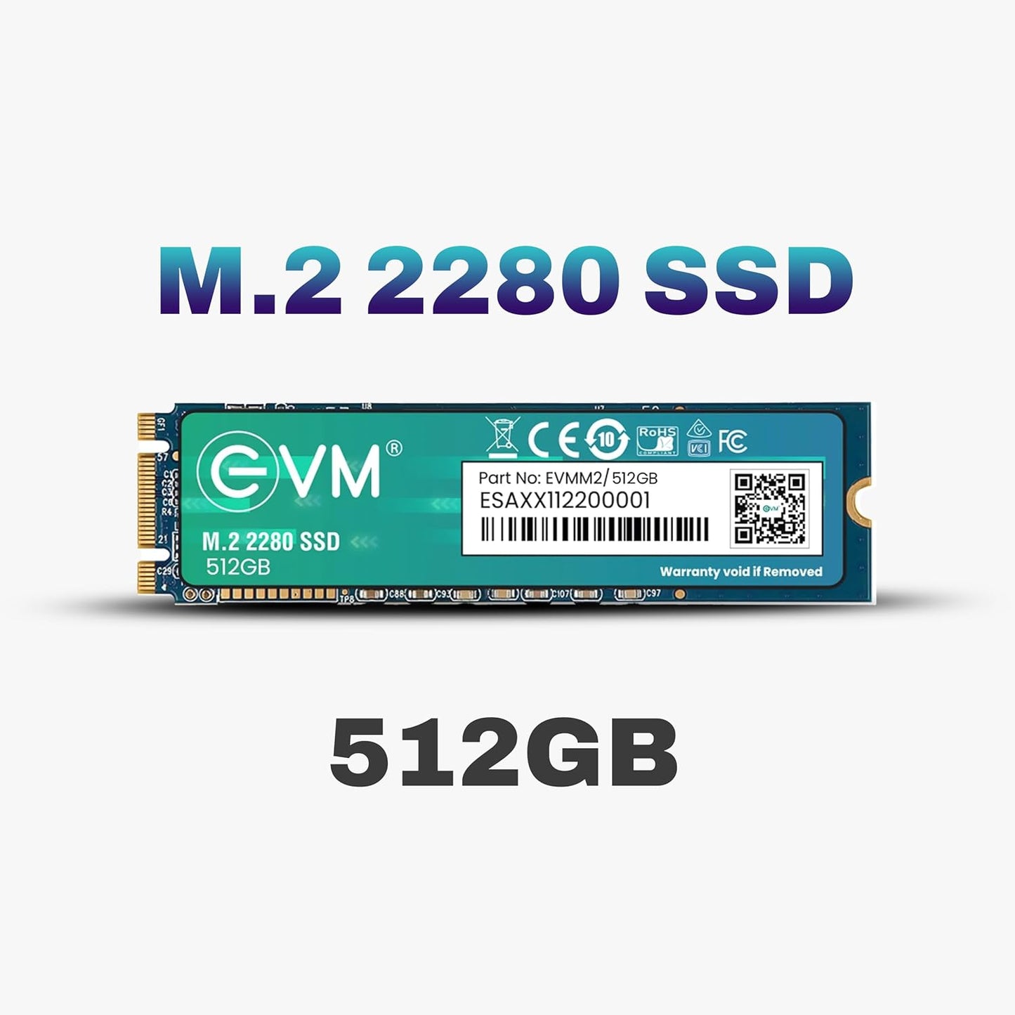 EVM 512GB M.2 INTERNAL SATA SSD EVMM2/512GB