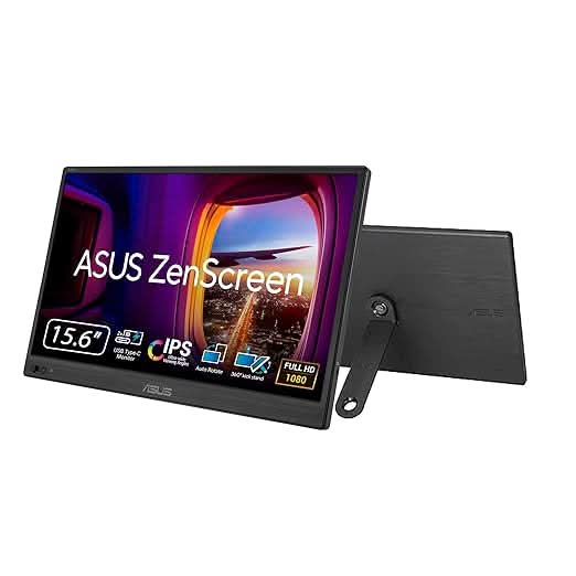 ASUS ZenScreen 16 Inch Full HD, IPS, Dual USB-C Portable USB Monitor