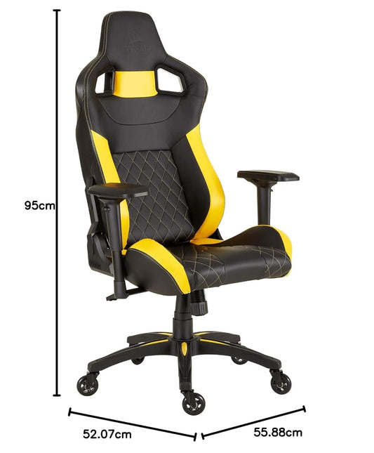 CORSAIR T1 RACE 2018 GAMING CHAIR BLACK/YELLOW