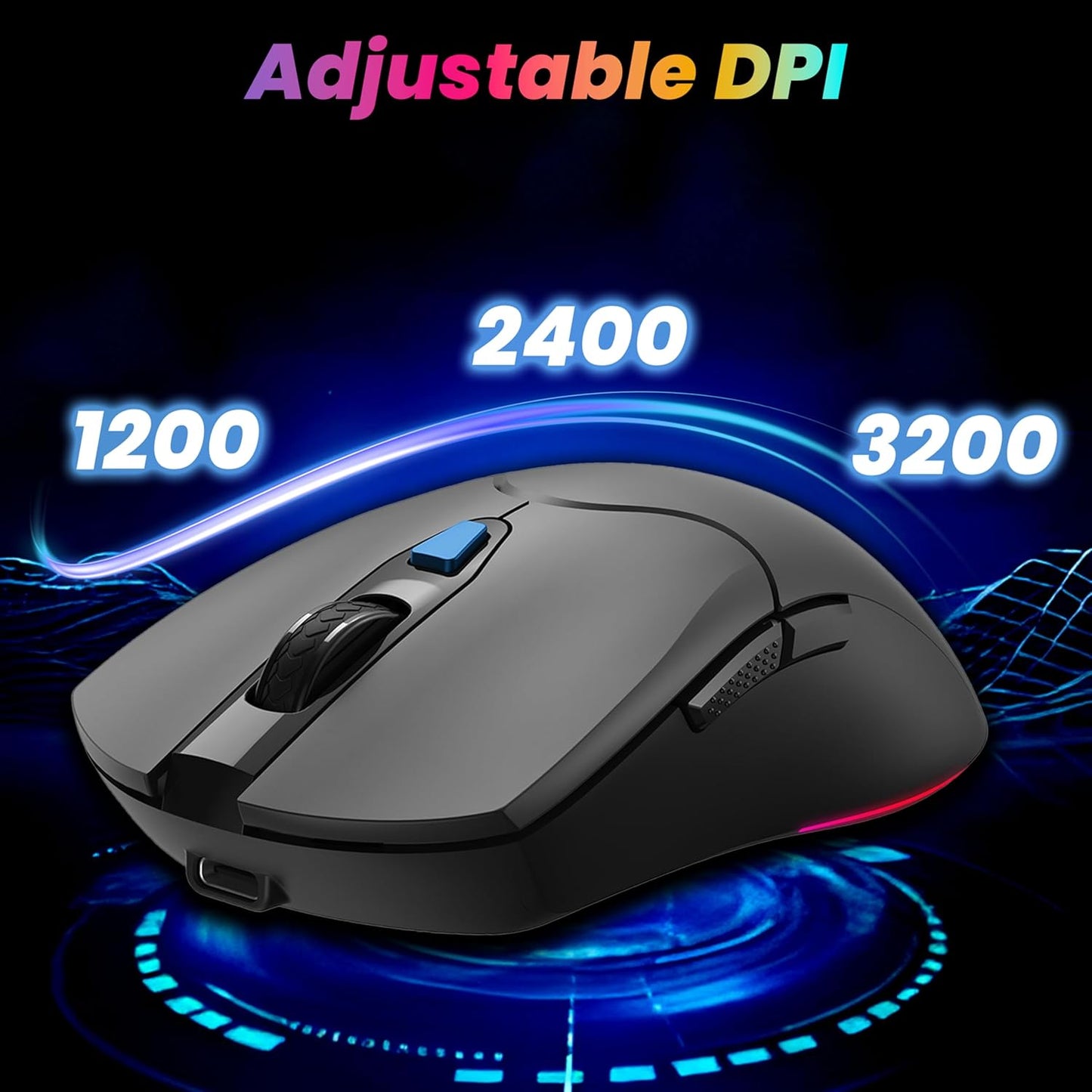 Ant Esports KM500 Pro Wireless Gaming Keyboard and Mouse Combo (Black)