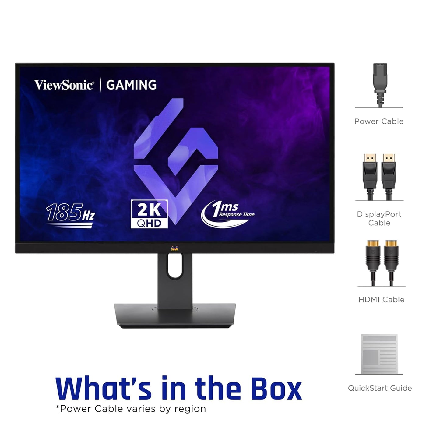 ViewSonic Gaming - VX2758A-2K-PRO-2 55.88 Cm 27" | 185 Hz| IPS QHD 2K Gaming Monitor